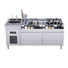 Customized Commercial Modern Design Full-function Bar Customized Refrigerated Stainless Steel Cocktail Bar Station