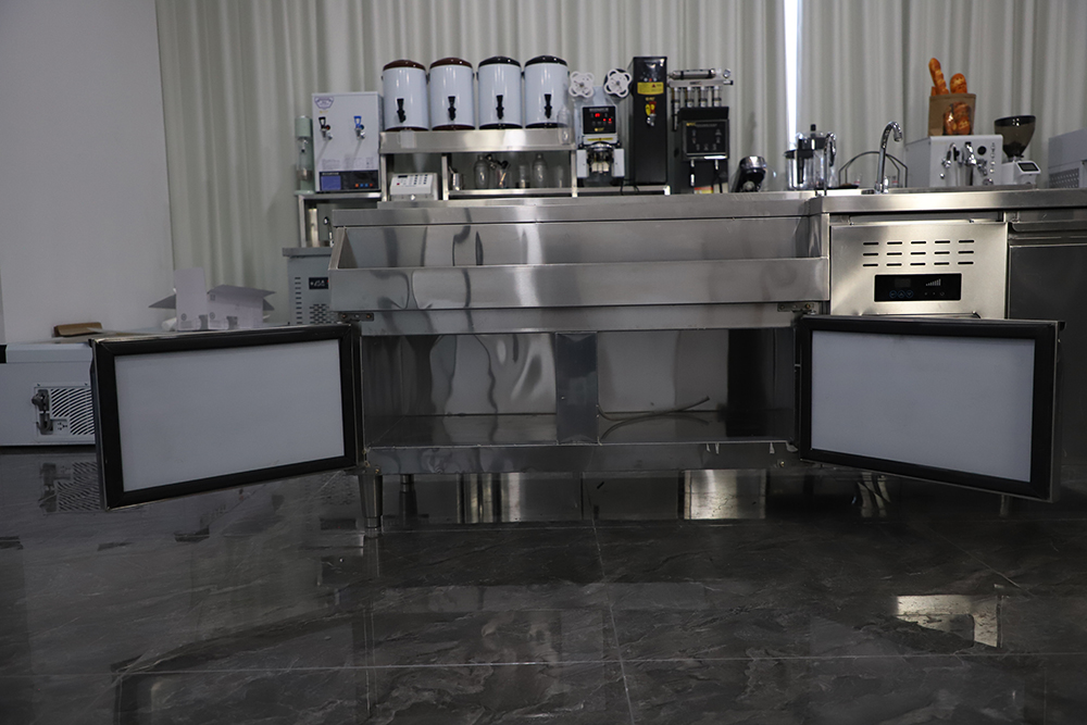 Stainless steel bartending table bar bartending table portable bartending machine cocktail bar station