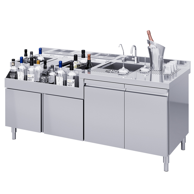Hotel/restaurant/bar Equipment Custom Cocktail Station Commercial Beverage Bar Bartender Service Counter
