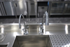 Stainless steel bartending table bar bartending table portable bartending machine cocktail bar station