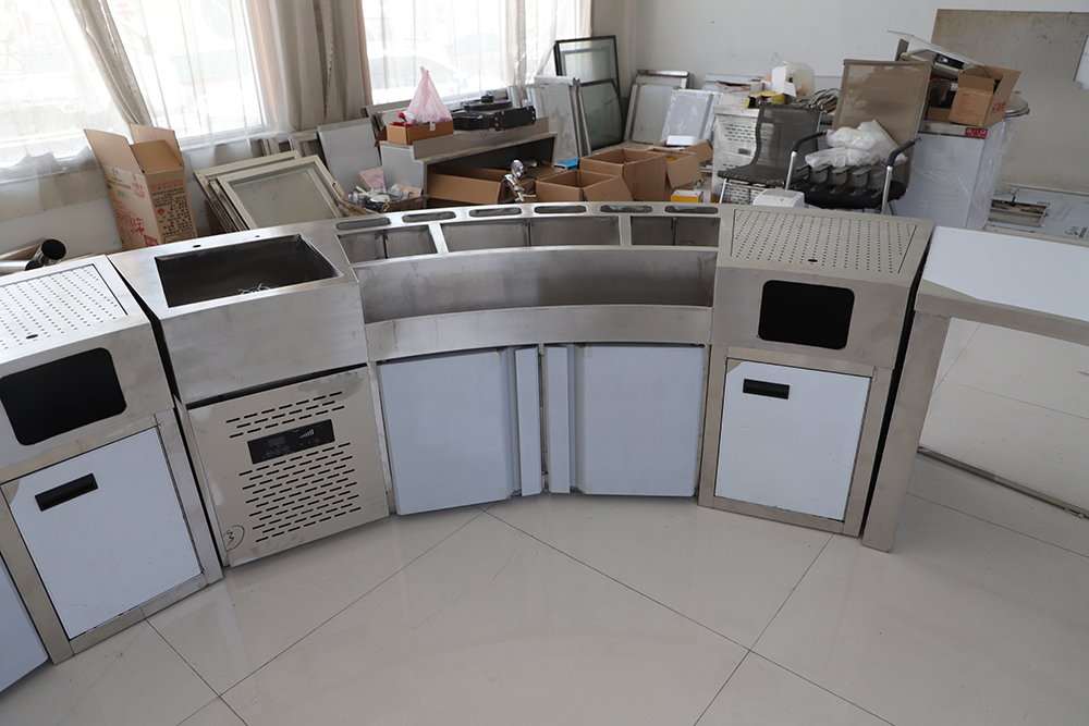 Buy Stainless Steel Workbench with Shelves, Kitchen Stainless Steel Sink Workbench, Kitchen Workbench with Drawers