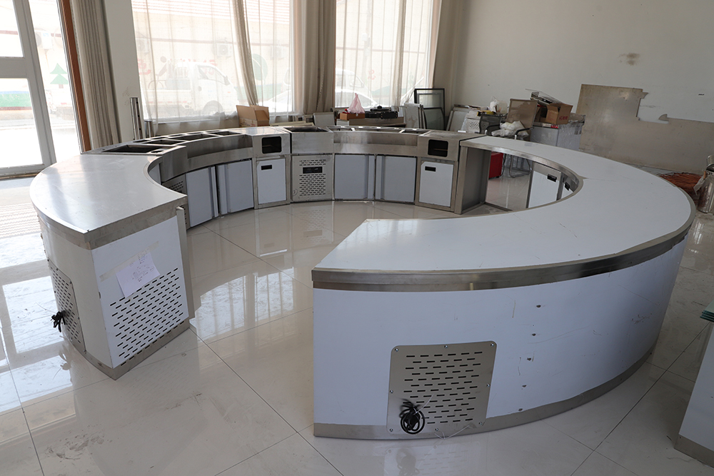 Buy Stainless Steel Workbench with Shelves, Kitchen Stainless Steel Sink Workbench, Kitchen Workbench with Drawers