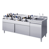 Commercial portable professional cocktail station workbench professional bartender station with refrigeration equipment.