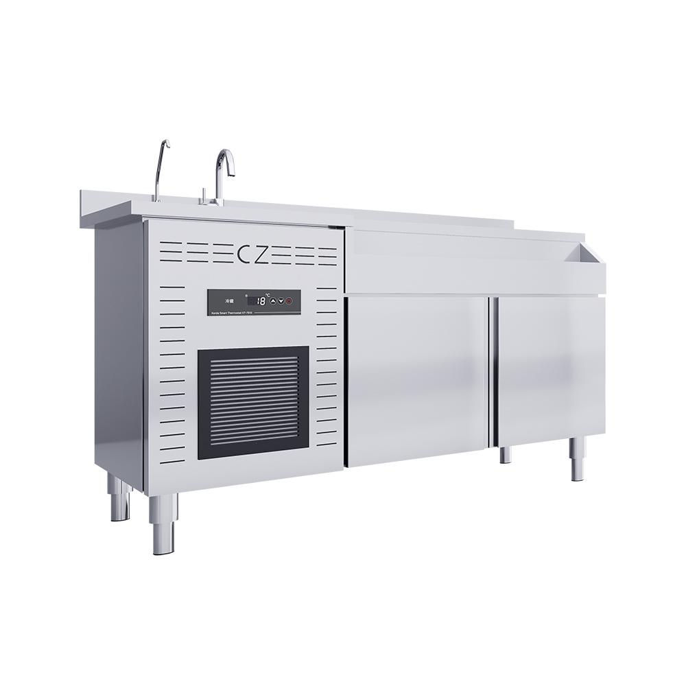 Customized professional commercial bar cocktail workbench and refrigeration equipment specially designed for bars.