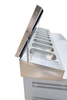 Professional Stainless Steel And Marble Top Pizza Preparation Table/pizza Display Refrigerator/refrigerated Pizza Counter