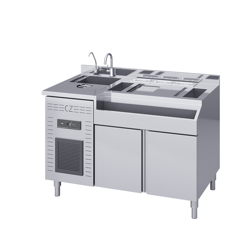 Best Selling Stainless Steel Bartender Console Bar/hotel Cocktail Bartender Station Commercial Cocktail Bar Station