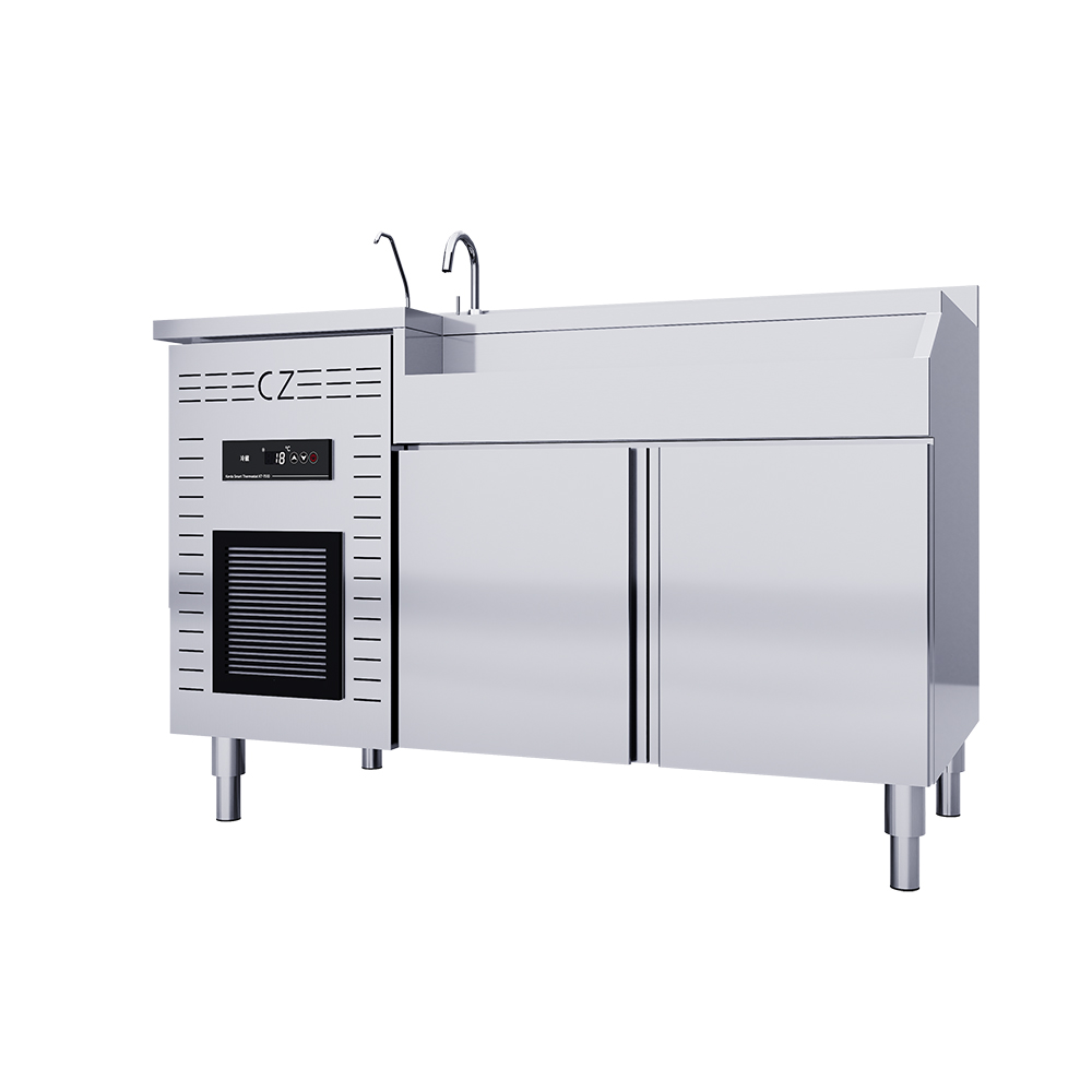 Commercial Bar Equipment Stainless Steel Workbench Bar Counter Stainless Steel Cocktail Bar Station