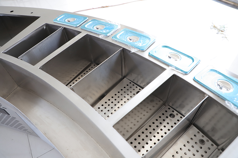 Buy Stainless Steel Workbench with Shelves, Kitchen Stainless Steel Sink Workbench, Kitchen Workbench with Drawers