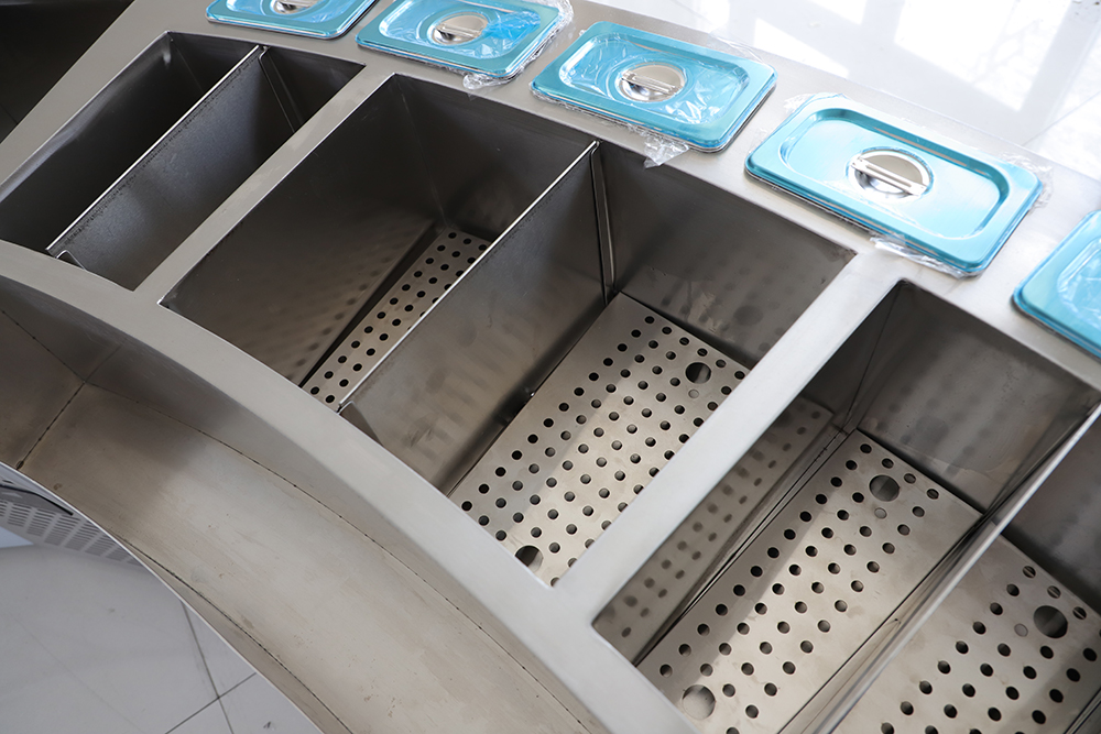Buy Stainless Steel Workbench with Shelves, Kitchen Stainless Steel Sink Workbench, Kitchen Workbench with Drawers