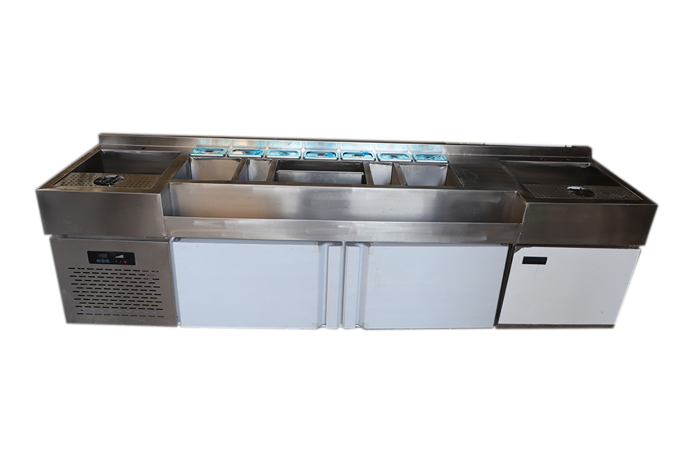 New Stainless Steel Tables Bar Workstations and Cocktail Bartenders Product for Club