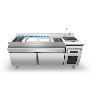 Customizable Commercial Bar/Cocktail Table with Refrigeration Equipment for Restaurant/Hotel/Bar Counter Design