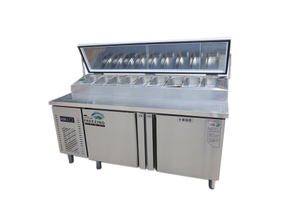 Refrigeration Equipment Salad Refrigerator Sandwich Salad Preparation Counter Pizza Prep Table