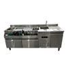 Haozan Stainless Steel Bartender Table bar Tender Table Portable Bartender Machine Cocktail bar Station