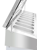 Pizza Shop Dedicated Refrigerated Prep Station Table 1.5m 1.8m 2m Sandwich Pizza Preparation Counter