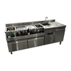 Commercial Bar Equipment SS Workbench Bar Counter Stainless Steel Cocktail Bar Station