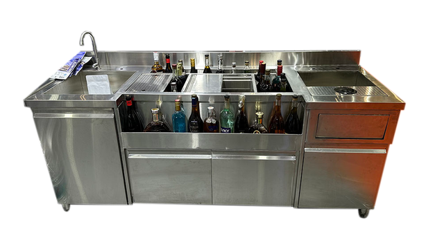 Customized Professional Commercial Bar Counter Cocktail Workbench & Refrigeration Equipment Designed Specifically for Bars