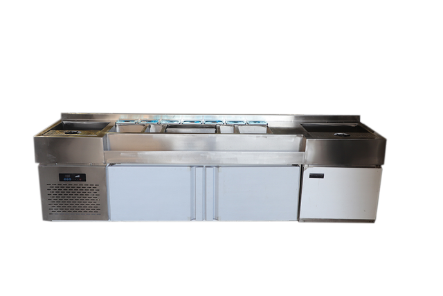New Stainless Steel Tables Bar Workstations and Cocktail Bartenders Product for Club